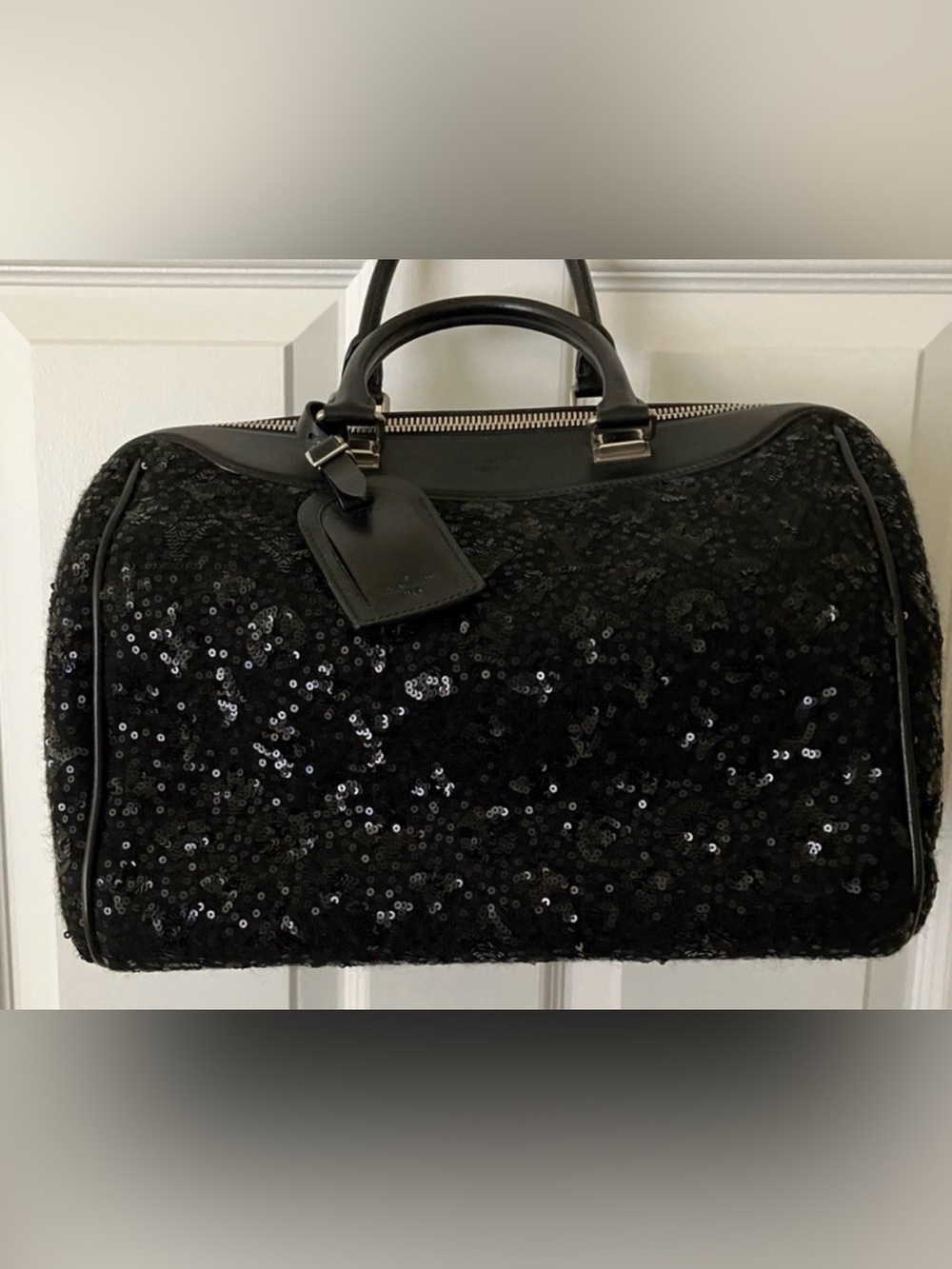 Louis Vuitton Limited Edition Monogram Sunshine Express Speedy Black M40801